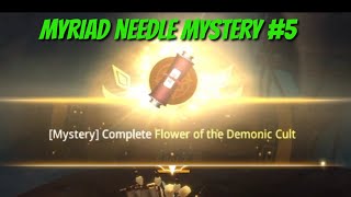 MIR4 quotFlower of the Demonic Cultquot 5th Myriad Needle Mystery How to unlock 5th myriad needle [upl. by Jade]