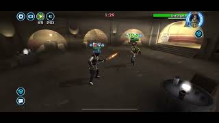 SWGOH  Bane times out against Leia with tank DC  240725 [upl. by Alemat]