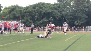 Football Gov Livingstons Mike Policastro throws TD pass [upl. by Beare]