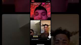 FlyySoulja and Wyezy 954enzo lil perk argue and beef over rap ig live [upl. by Ajoop]