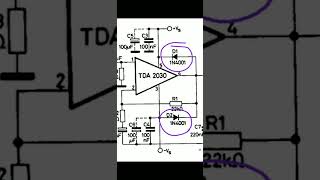 TDA 2030 IC protection circuit [upl. by Nodnol879]