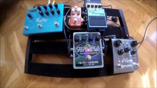 Frippertronics 2 Strymon Big Sky El Capistan EHX SuperegoBoss MO2TC Shaker EBow [upl. by Finbur]