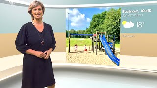 Weervrouw Sabine Hagedoren met het Vlaamse weerbericht van dinsdag 4 juni 2024 op VRT 1 [upl. by Falcone]