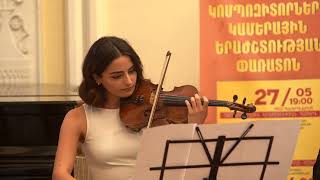 David Balasanyan  The Pillow Tagh 2013 for Clarinet Violin Viola and Double Bass video [upl. by Trace]