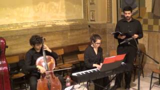 CANTICORUM JUBILO Piano Cello y Tenor [upl. by Reider]