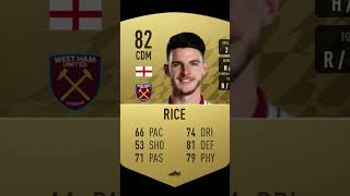 DECLAN RICE FIFA EVOLUTION 1725 [upl. by Gaultiero875]