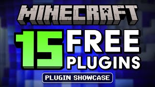 Top 15 INCREDIBLE Free Plugins for Minecraft Servers [upl. by Jorin]