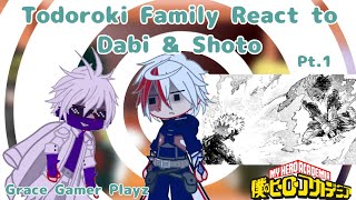 Todoroki Family React To Dabi amp Shoto  Grace gamer playz  My Hero Academia [upl. by Annohsal830]