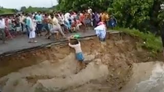 Dozens killed in flooding in India [upl. by Hearn]