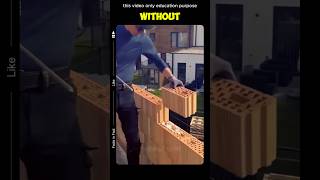 house built without cement brick shorts viralvideo [upl. by Sualkin]