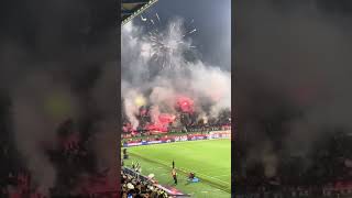 BolognaJuventus 33  La Coreografia e il Gol di Calafiori in Diretta [upl. by Akkin329]