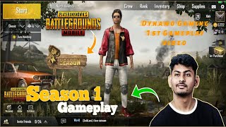 DYNAMO GAMING FIRST GAMEPLAY VIDEO SEASON 1ST DYNAMO GAMING PUBG MOBILE GAMEPLAY VIDEO PUBG [upl. by Ytsud]