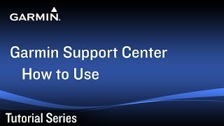 Tutorial  Garmin Support Center Website How to Use [upl. by Naesal]