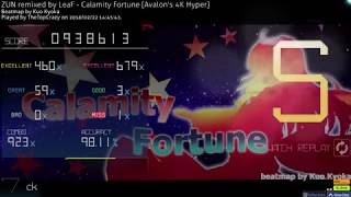 OsuMania Leaf  Calamity Fortune S  1 miss [upl. by Outlaw]