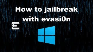 How to jailbreak iOS 6 untethered with evasi0n on Windows [upl. by Slack]