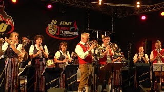 Hergolshäuser Musikanten beim Jubiläumsfest der Feuerwehr Zeil am Main 2018 [upl. by Crandale]