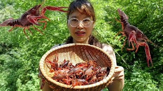 Michelles Outdoor Cooking Making Garlic Crayfish No Talking [upl. by Hein]