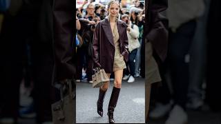 The Best Street Style From Paris SS 2025 fashion moda streetstyle trends style fashionoutfit [upl. by Darrell]