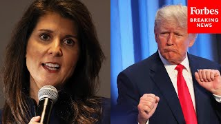 Hes Not Qualified To Be President Haley Lays Into Trump Over NATO Comments At Campaign Event [upl. by Dorca68]