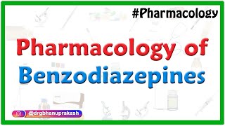 Pharmacology of Benzodiazepines  Mechanism of action  uses  side effects  Fmge and neet pg [upl. by Aerdnaz]