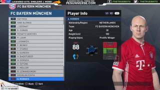 TTB PES 2017  PES Universe Option File V30 Overview [upl. by Harad306]