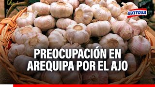 🔴🔵Precio del ajo sube hasta en un 200 en Arequipa ¿Hasta cuándo se mantendría este incremento [upl. by Enelyahs]