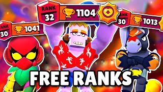 Top 10 Easiest Rank 30s In Brawl Stars New Meta [upl. by Yllom]