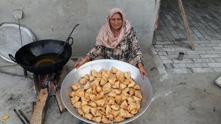 SAMOSA RECIPE  ALOO SAMOSA prepared by my GRANNY for KIDS  PUNJABI SAMOSA RECIPE  perfect samosa [upl. by Drarrej]