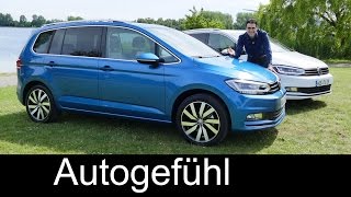 Allnew Volkswagen VW Touran FULL REVIEW test driven MPV 2016  Autogefühl [upl. by Allanson]