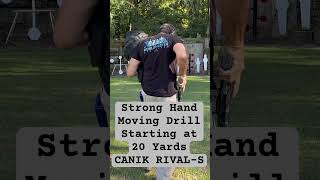 handguntraining Drill moving and shooting STRONGHAND firearmstraining shootingtargets rangeday [upl. by Abad]