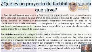 Modelo corto de un proyecto de factibilidad 2024 [upl. by Hajed]