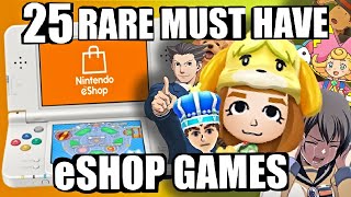 25 Rare 3DS Games You Need to Buy Before the eShop Shuts Down Forever [upl. by Aleet]