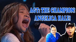 Angelica Hale Receives Golden Buzzer on Americas Got Talent  REACTION 2019 [upl. by Allerus109]