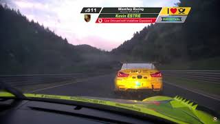 911 Manthey Racing 911 GT3 ROnboard 24h Rennen 2018 2030 [upl. by Davon199]