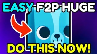 EASIEST F2P Huge Pet to GET in Pet Simulator 99 ROBLOX ✨ [upl. by Borchers966]