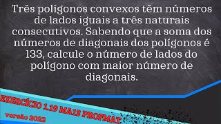 MA13 Cap1 exercício 119 versão 2022 mestrado profmat [upl. by Toddy]