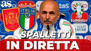 SPALLETTI CONFERENZA STAMPA  SPAGNA vs ITALIA  EURO 2024 [upl. by Imoin]