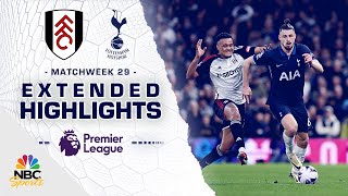 Fulham v Tottenham Hotspur  PREMIER LEAGUE HIGHLIGHTS  3162024  NBC Sports [upl. by Archer]