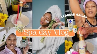 SPA DAY COMPLETO EM CASA PRODUTO PARA CLAREAR AXILAS HIDRATANTE CHEIROSO SKINCARE AUTOCUIDADO [upl. by Lekcim]