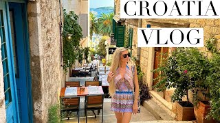 CROATIA VLOG SPLIT HVAR amp KORCULA Island hopping room tours amp old town [upl. by Meean]