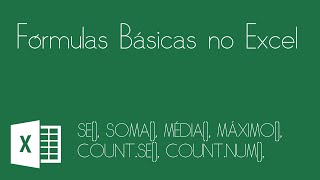 Fórmulas Básicas do Excel [upl. by Ecinwahs]