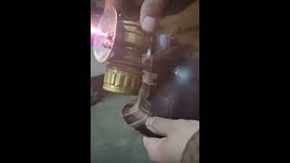 Calcium carbide lamp used by old miners Wow trendingshorts history miners [upl. by Llenrup696]