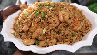 Chinese SHRIMP FRIED RICE recipe under 30 minutes You will never do take out again Mansa Queen [upl. by Yi]