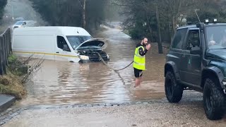 Rufford Ford  Vehicles vs DEEP water compilation  12 [upl. by Belita]