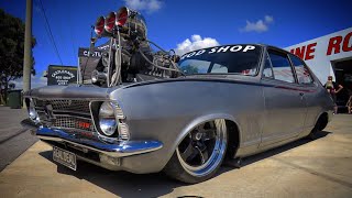 “REAL DEAL” Lc Torana first public burnout at Castlemaine Rod Shop Open day 2017 [upl. by Marka]