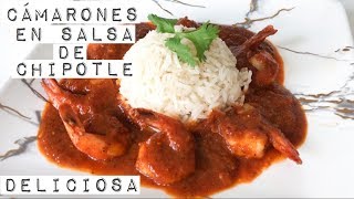 Camarones Ala Diabla  En Salsa De Chipotle [upl. by Hollerman]