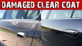 How to repair damaged clear coat AT HOME with SPRAY CANS [upl. by Chapland888]