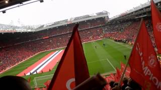 Man United v Swansea  Stretford End Atmosphere [upl. by Bolten77]