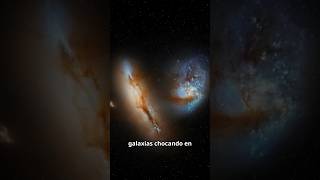 Explosión Cósmica ¡El Impactante Choque de Galaxias sabiasque curiosidades datoscuriosos [upl. by Arivle975]