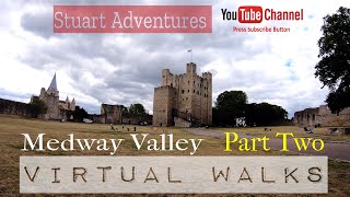 Medway Valley Virtual Walk Part 2 Wouldham to Allington Lock [upl. by Ahsienahs430]